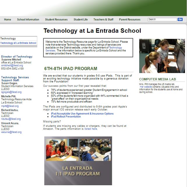 La Entrada School Tech